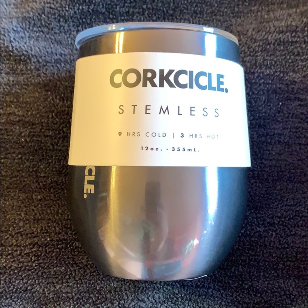 NWT Corkcicle Stemless Cup